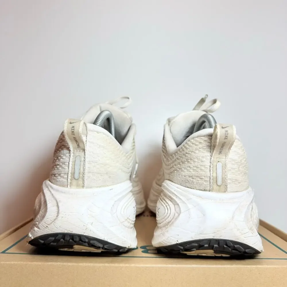 Nike Vomero Plus ZoomX Mens Road Running Shoes White Vast Grey Size 9.5 Sneaker